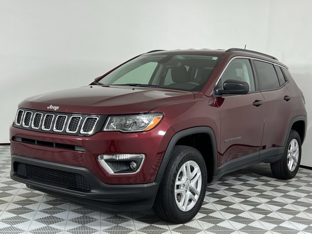 Used 2021 Jeep Compass Sport with VIN 3C4NJDAB7MT601957 for sale in Shreveport, LA