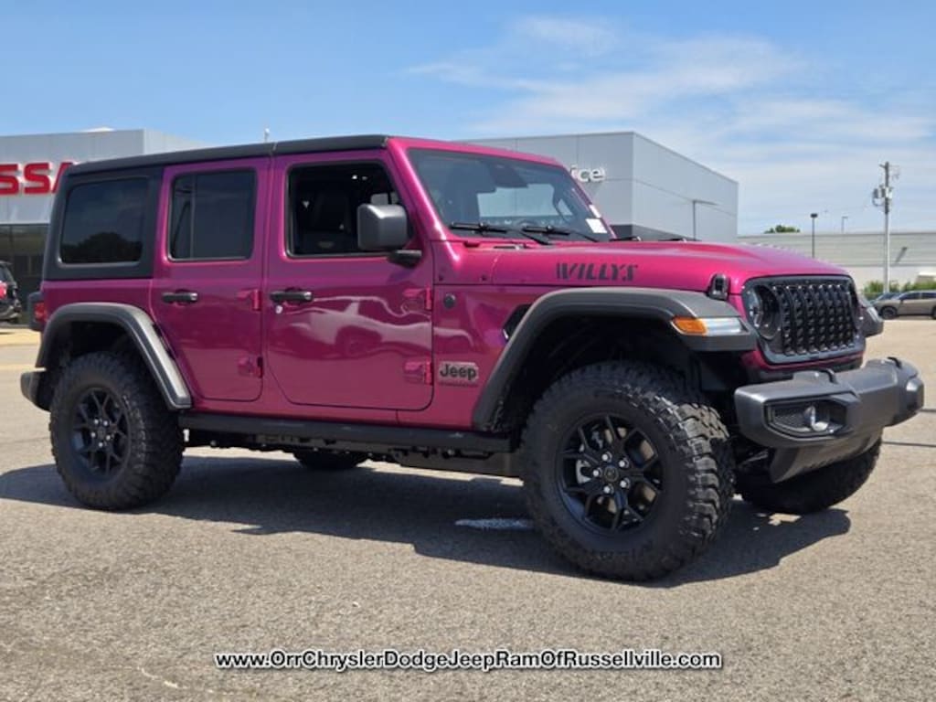 New 2026 Jeep Wrangler 4-DOOR WILLYS Sport Utility
