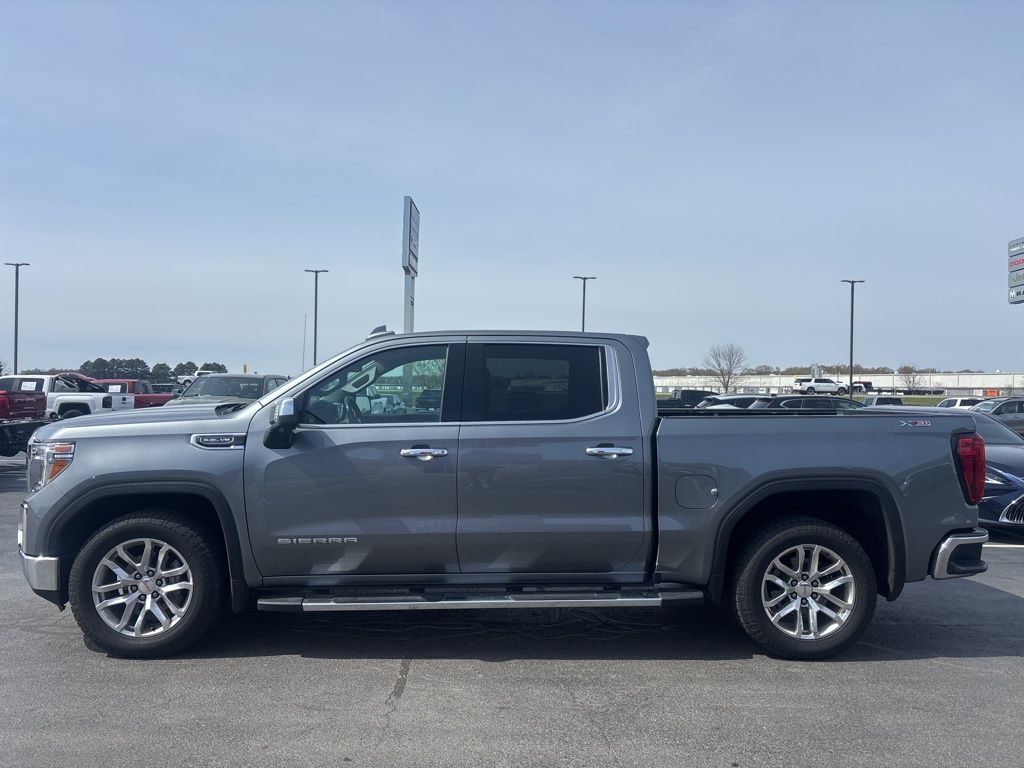 Used 2021 GMC Sierra 1500 SLT with VIN 3GTU9DED5MG201498 for sale in Little Rock
