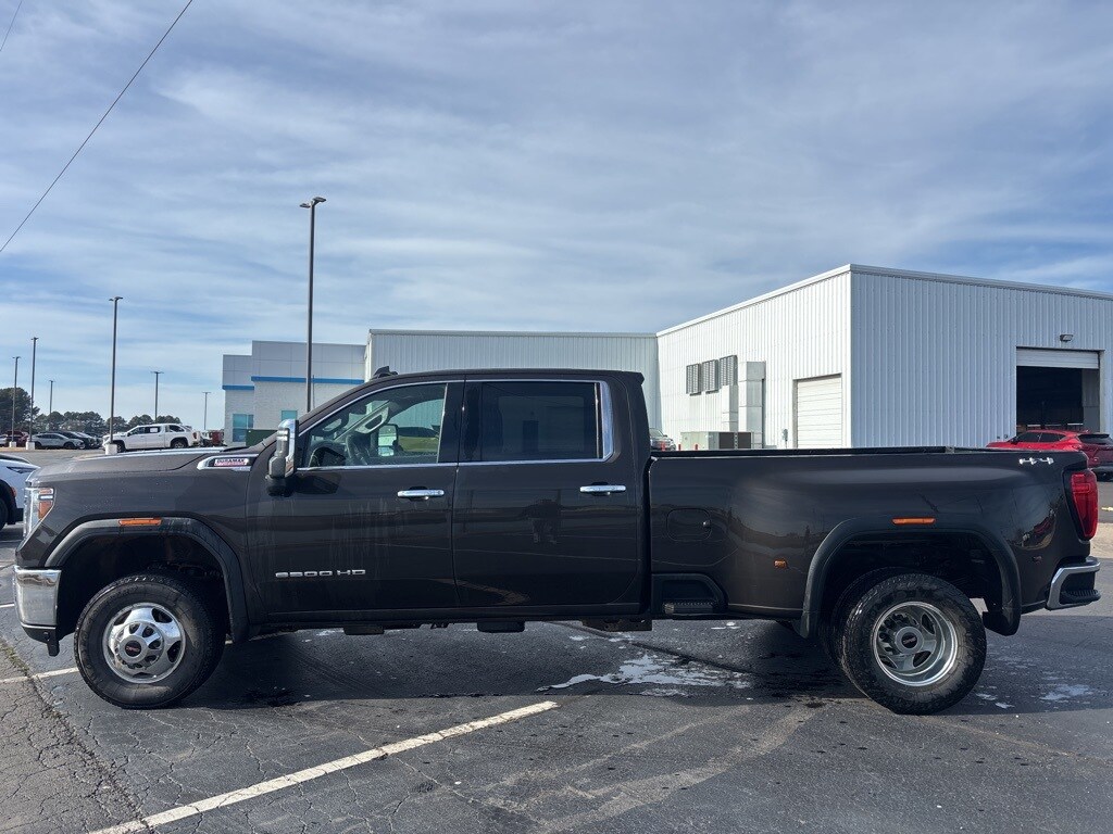 Used 2021 GMC Sierra 3500HD SLT with VIN 1GT49UEY1MF124231 for sale in Little Rock