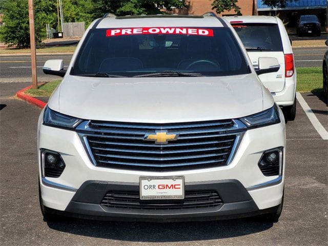 Used 2022 Chevrolet Traverse Premier with VIN 1GNERKKW6NJ189996 for sale in Longview, TX