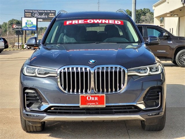 Used 2021 BMW X7 40i with VIN 5UXCW2C09M9E85728 for sale in Longview, TX