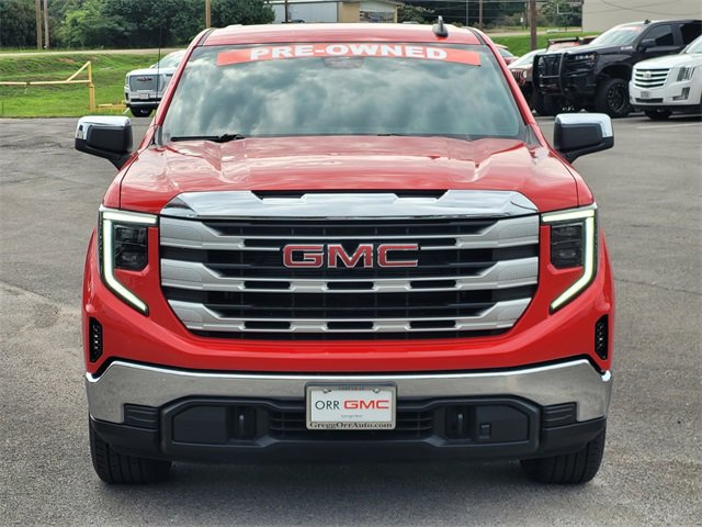 Used 2023 GMC Sierra 1500 SLE with VIN 1GTUUBE87PZ164707 for sale in Longview, TX