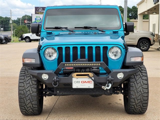 Used 2019 Jeep Wrangler Unlimited Sport S with VIN 1C4HJXDG9KW602220 for sale in Longview, TX