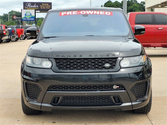 Used 2016 Land Rover Range Rover Sport SVR with VIN SALWZ2EF5GA594879 for sale in Longview, TX