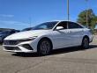 New 2025 Hyundai Elantra Hybrid Blue Sedan