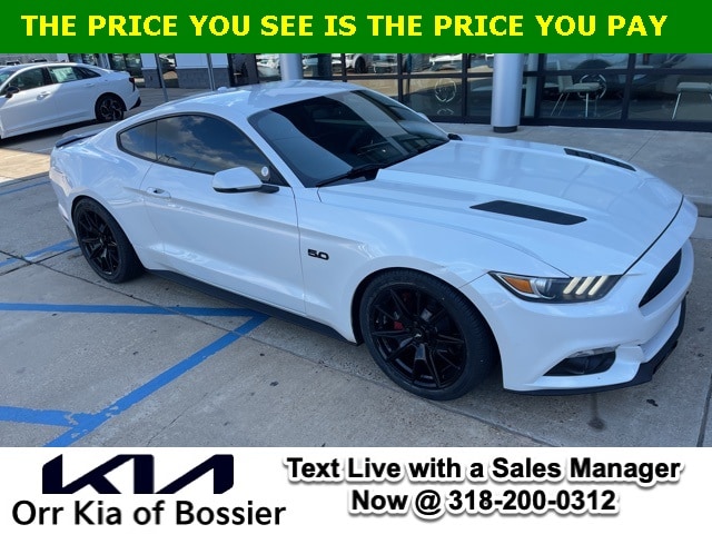 Used 2017 Ford Mustang GT Premium with VIN 1FA6P8CF6H5351889 for sale in Bossier City, LA