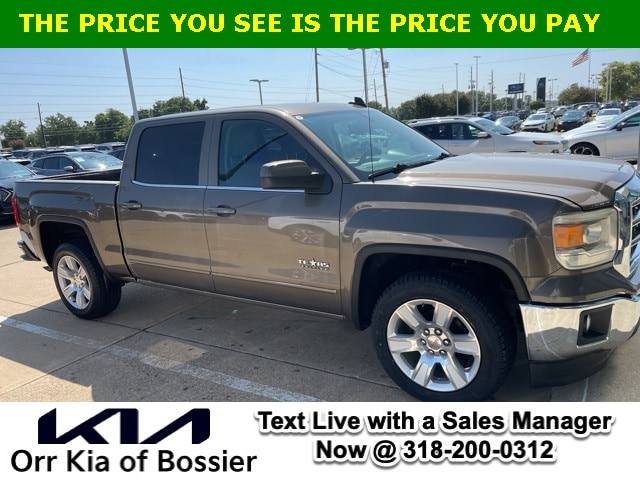 Used 2015 GMC Sierra 1500 SLE with VIN 3GTP1UEC8FG188843 for sale in Bossier City, LA