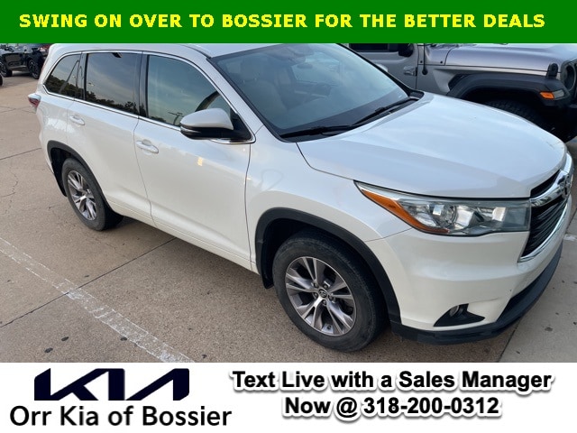 Used 2016 Toyota Highlander LE Plus with VIN 5TDZKRFH3GS149710 for sale in Bossier City, LA