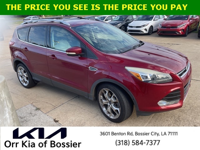 Used 2014 Ford Escape Titanium with VIN 1FMCU0J97EUA54437 for sale in Bossier City, LA