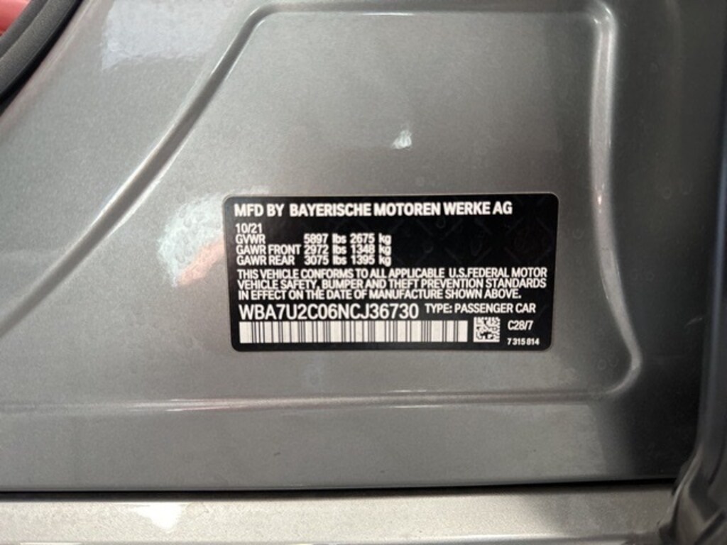 Used 2022 BMW 750i xDrive Sedan