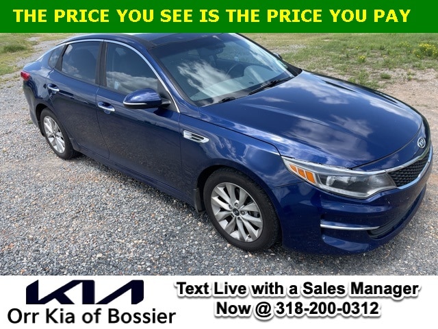 Used 2016 Kia Optima EX with VIN 5XXGU4L33GG054630 for sale in Bossier City, LA