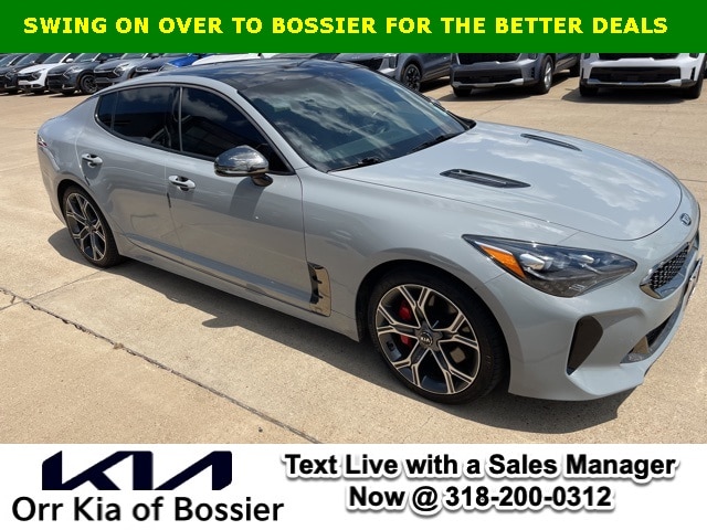 Certified 2019 Kia Stinger GT1 with VIN KNAE45LC9K6051393 for sale in Bossier City, LA