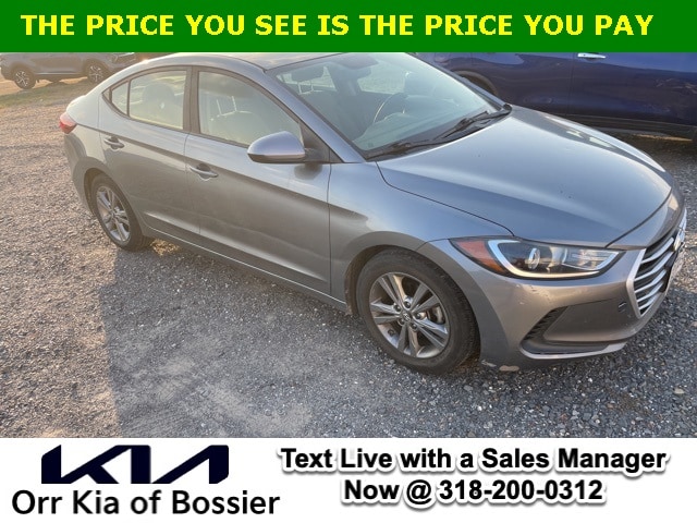 Used 2017 Hyundai Elantra SE with VIN KMHD84LF0HU425087 for sale in Bossier City, LA