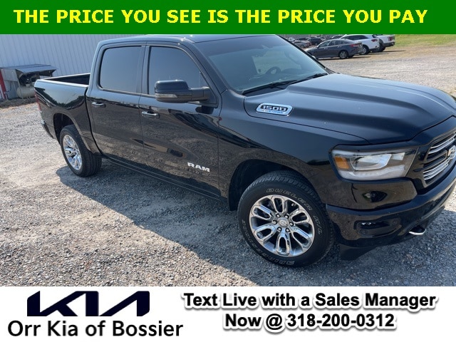 Used 2024 RAM Ram 1500 Pickup Laramie with VIN 1C6SRFJT2RN192796 for sale in Bossier City, LA