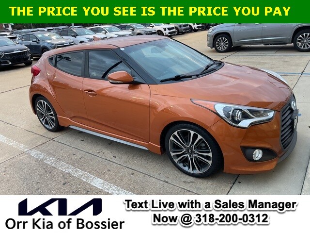 Used 2016 Hyundai Veloster R-Spec with VIN KMHTC6AE2GU302261 for sale in Bossier City, LA