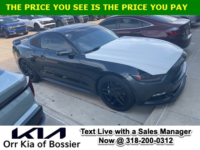 Used 2015 Ford Mustang V6 with VIN 1FA6P8AM5F5390455 for sale in Bossier City, LA