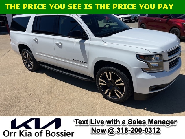 Used 2019 Chevrolet Suburban Premier with VIN 1GNSCJKJ6KR164502 for sale in Bossier City, LA