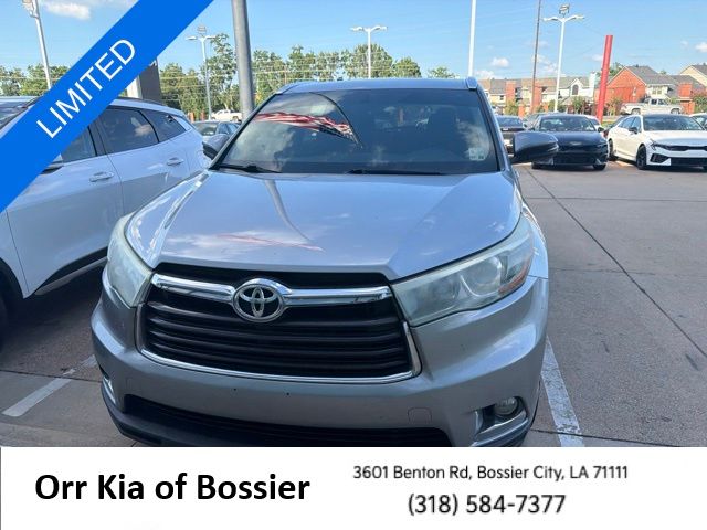 Used 2015 Toyota Highlander Limited with VIN 5TDYKRFH2FS056641 for sale in Bossier City, LA