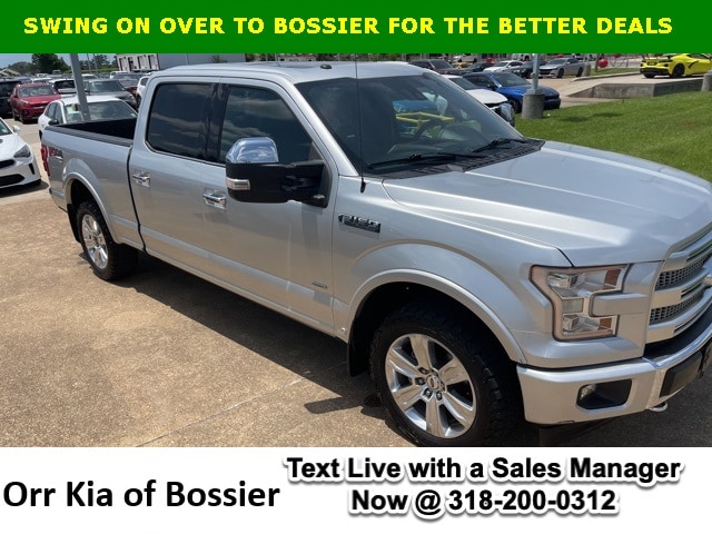 Used 2017 Ford F-150 Platinum with VIN 1FTFW1EG4HFB52344 for sale in Bossier City, LA