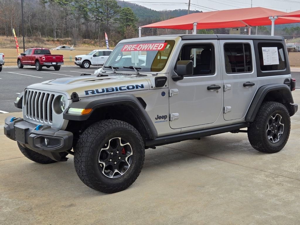 Used 2023 Jeep Wrangler 4xe Rubicon 4XE with VIN 1C4JJXR64PW696435 for sale in Hot Springs, AR