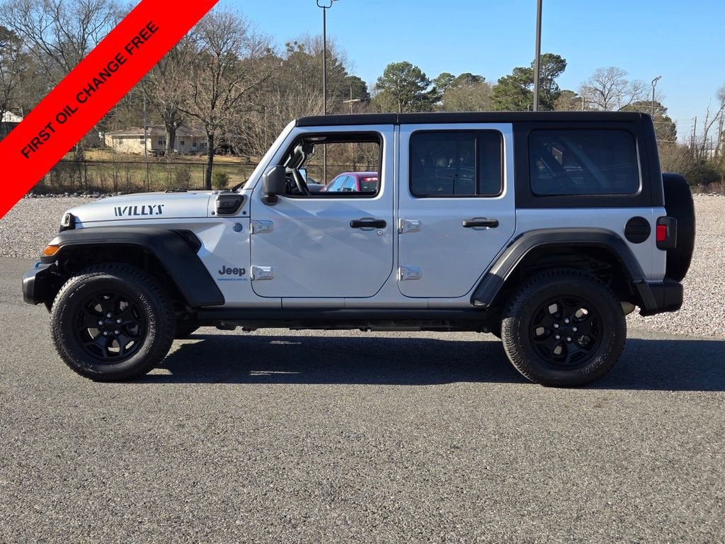 Used 2023 Jeep Wrangler 4xe Willys 4XE with VIN 1C4JJXN60PW630177 for sale in Hot Springs, AR