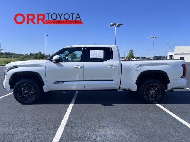 Used 2022 Toyota Tundra Platinum with VIN 5TFNA5EC7NX004225 for sale in Little Rock