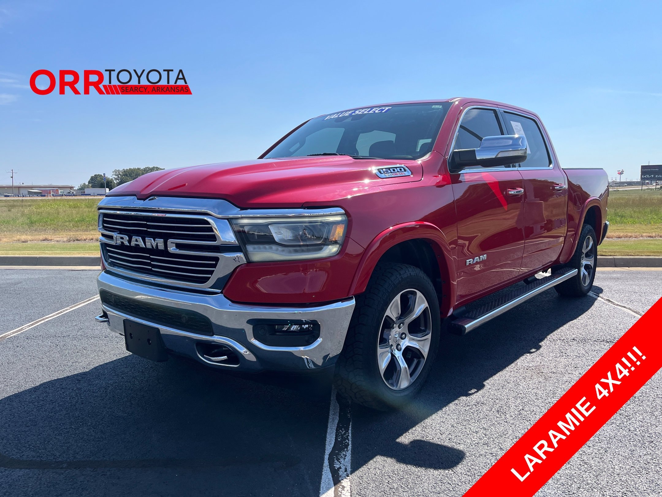 Used 2022 RAM Ram 1500 Pickup Laramie with VIN 1C6SRFJM6NN235149 for sale in Little Rock