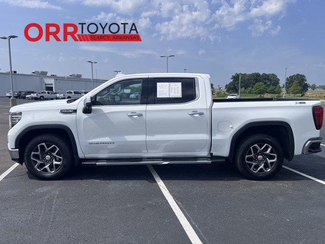 Used 2023 GMC Sierra 1500 SLT with VIN 3GTUUDED6PG262412 for sale in Little Rock