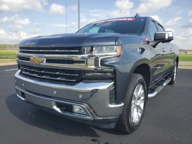 Used 2021 Chevrolet Silverado 1500 LTZ with VIN 1GCUYGELXMZ317923 for sale in Little Rock