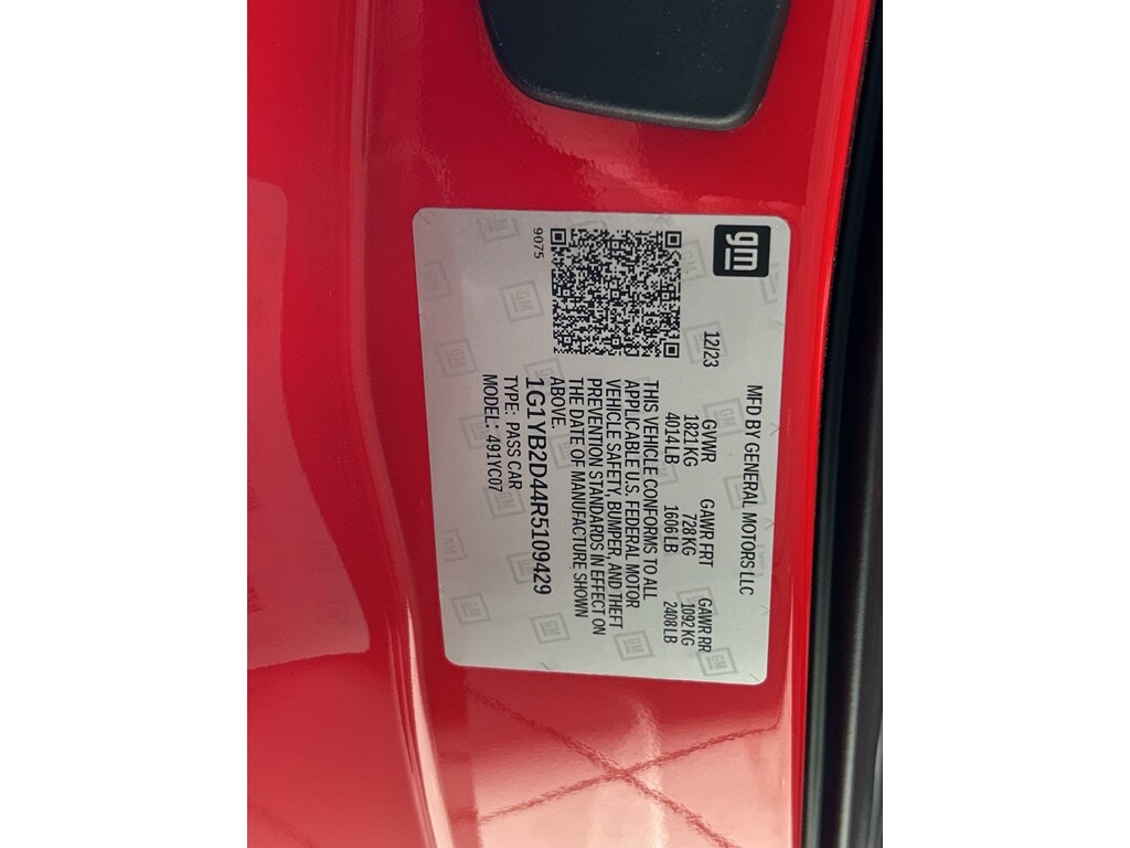 2024 Chevrolet Corvette 2LT photo 5