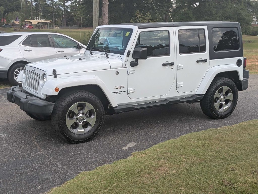 Used 2017 Jeep Wrangler Unlimited Sahara with VIN 1C4BJWEG7HL540342 for sale in Athens, GA