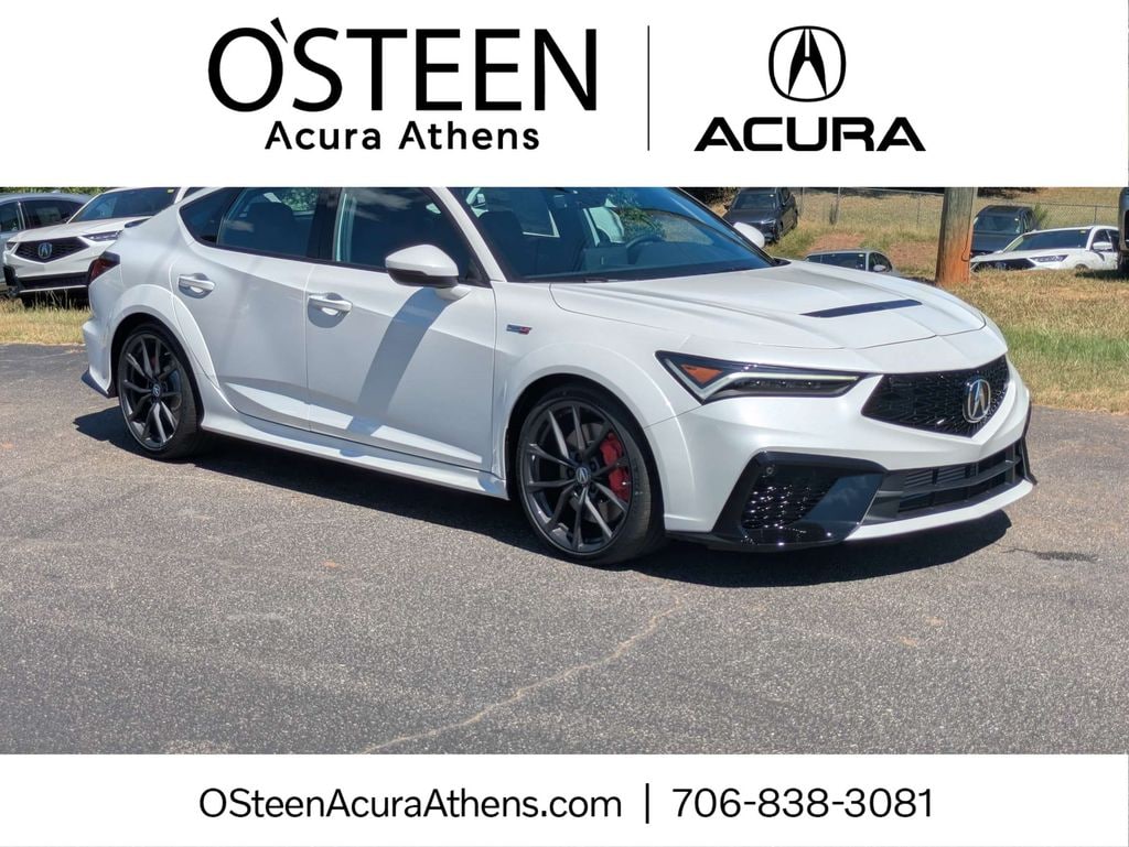 Platinum White Pearl 2026 Acura Integra Hatchback Front-Wheel Drive 6-Speed Manual