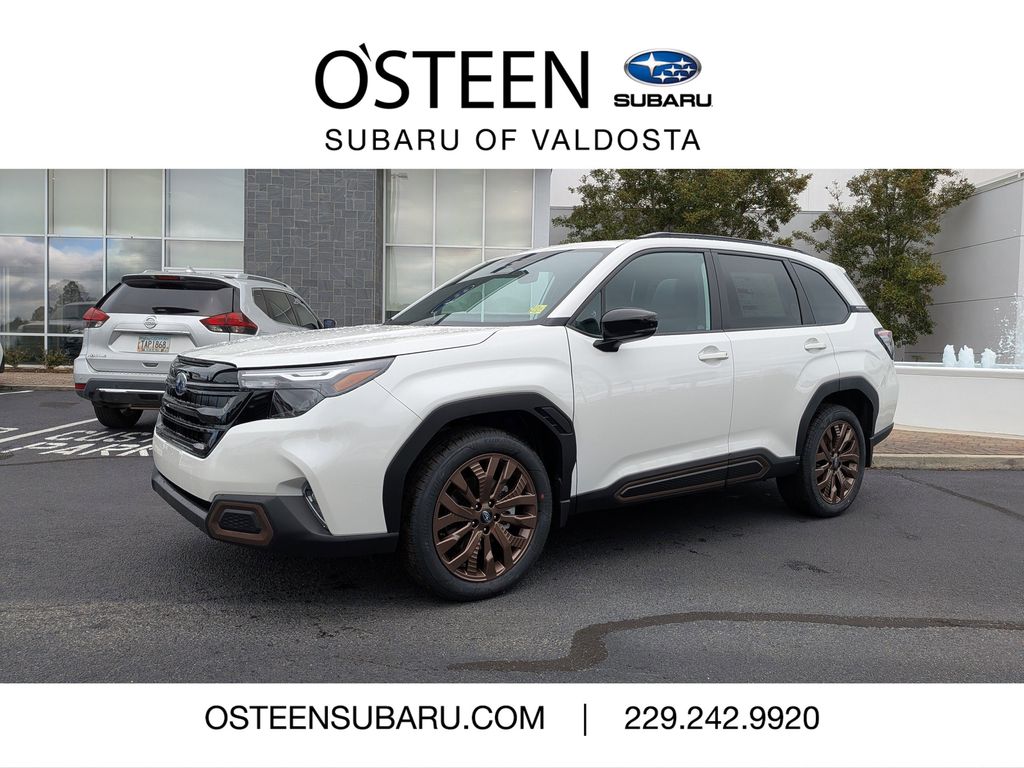 Crystal White Pearl 2026 Subaru Forester Sport Crossover AWD SUV / Crossover All-Wheel Drive Continuously Variable Transmission