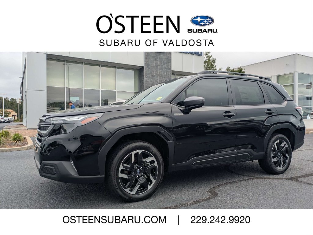 Crystal Black Silica 2026 Subaru Forester Hybrid SUV / Crossover All-Wheel Drive Continuously Variable Transmission