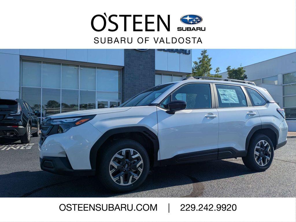 Crystal White Pearl 2026 Subaru Forester SUV / Crossover All-Wheel Drive Continuously Variable Transmission