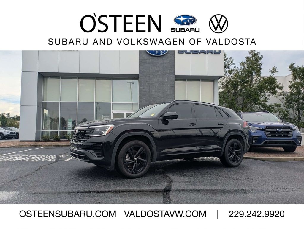 Certified 2025 Volkswagen Atlas Cross Sport 2.0T SEL R-Line Black SUV