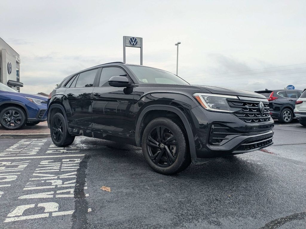 Certified 2025 Volkswagen Atlas Cross Sport 2.0T SEL R-Line Black SUV