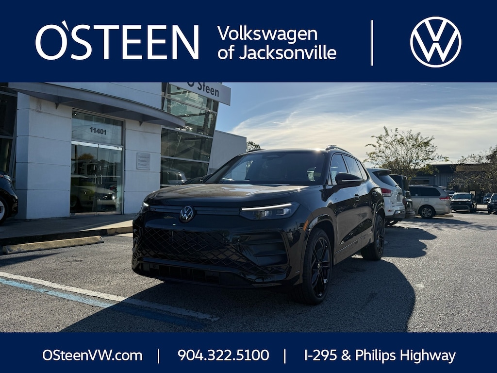 New 2025 Volkswagen Tiguan 2.0T SE R-Line Black SUV