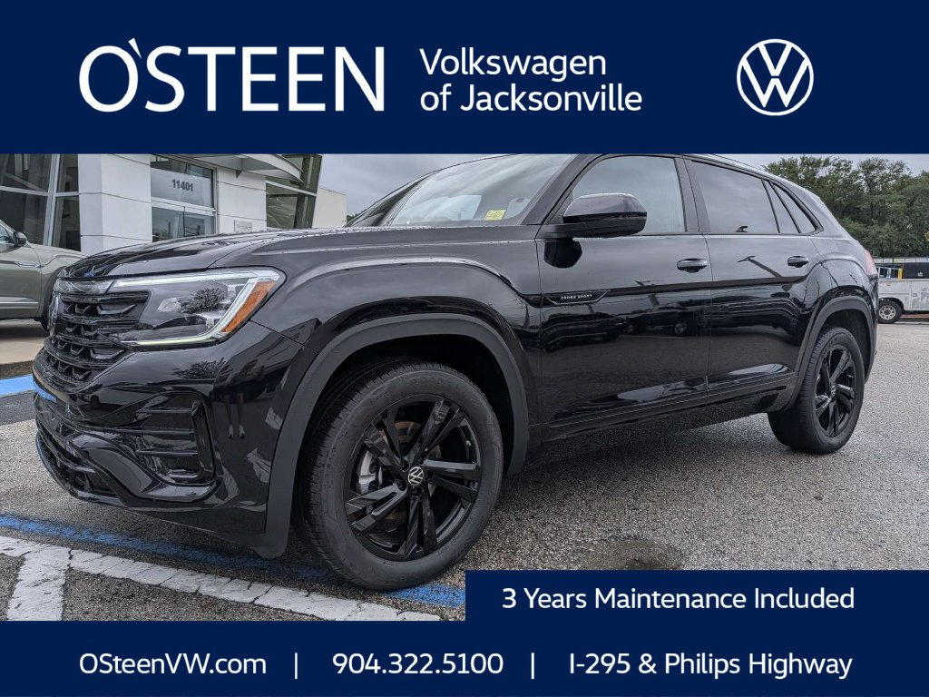 New 2026 Volkswagen Atlas Cross Sport SEL R-Line Black SUV