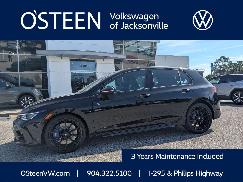 Mythos Black Metallic 2026 Volkswagen Golf R Hatchback All-Wheel Drive 7-Speed Dual Clutch