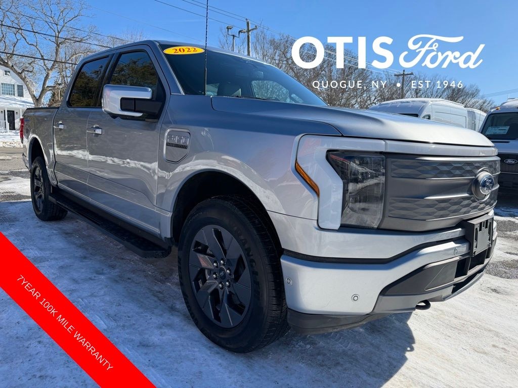 Certified 2022 Ford F-150 Lightning Lariat Truck SuperCrew Cab