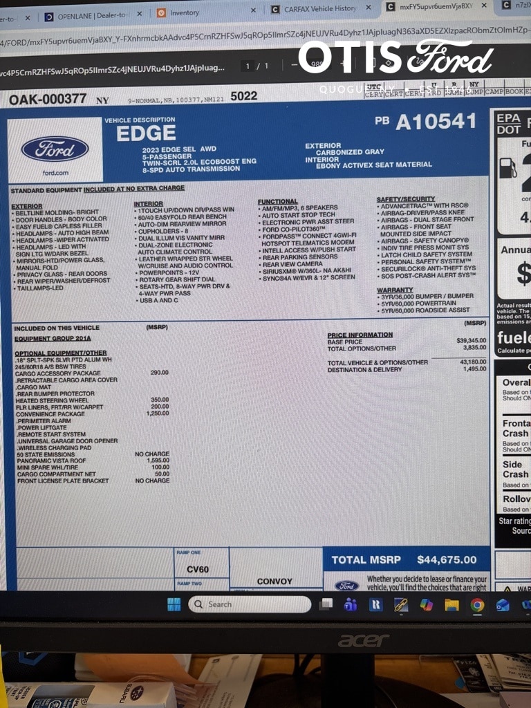 2023 Ford Edge SEL