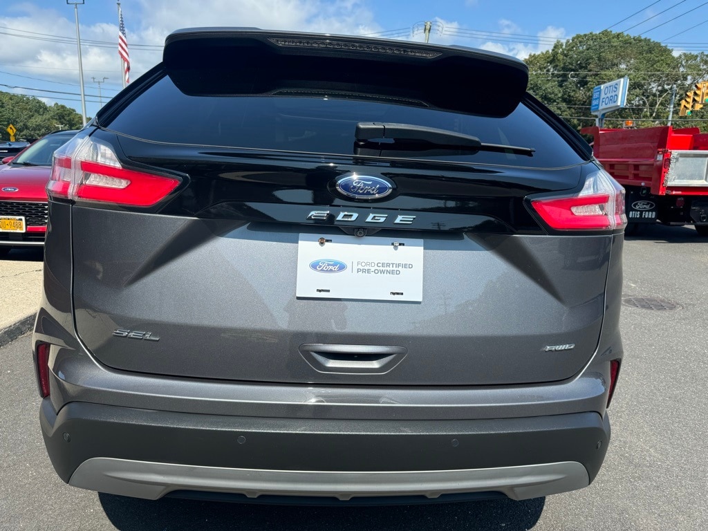 Certified 2021 Ford Edge SEL with VIN 2FMPK4J96MBA06950 for sale in Quogue, NY