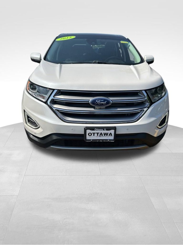 Used 2015 Ford Edge Titanium with VIN 2FMPK4K8XFBB47030 for sale in Ottawa, IL