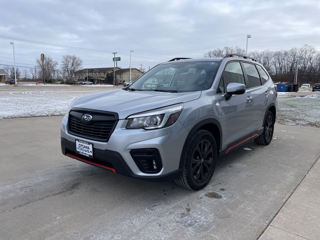 Used 2020 Subaru Forester Sport with VIN JF2SKAMC5LH419269 for sale in Ottawa, IL