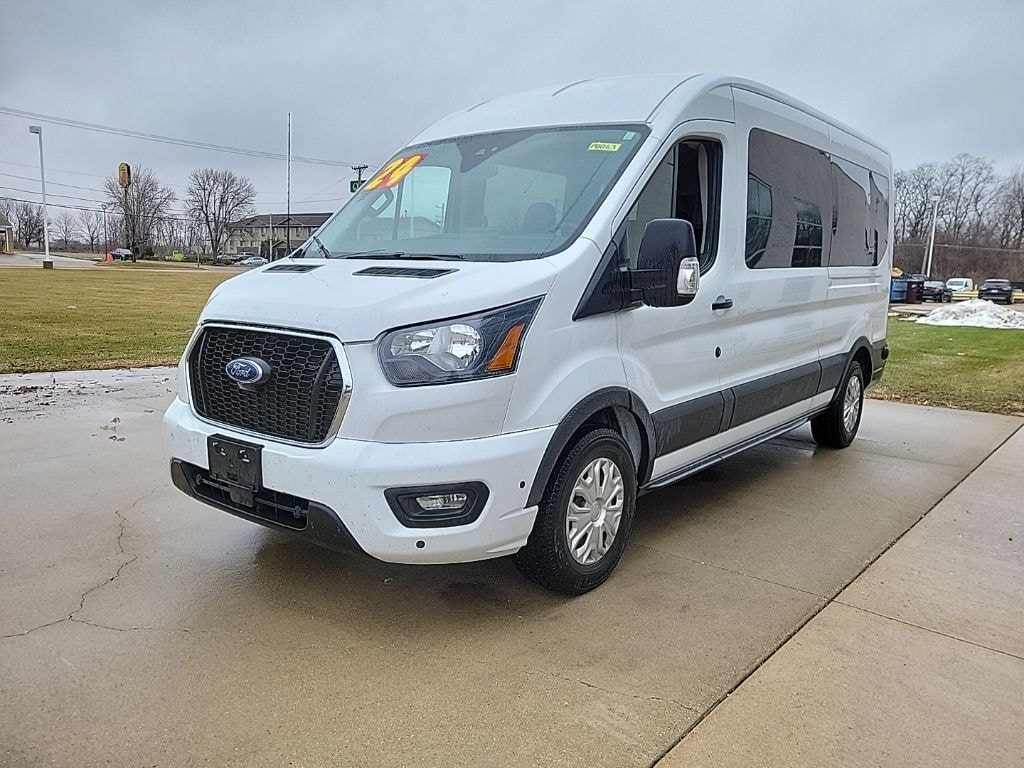 Used 2024 Ford Transit-350 Passenger Wagon Medium Roof Van