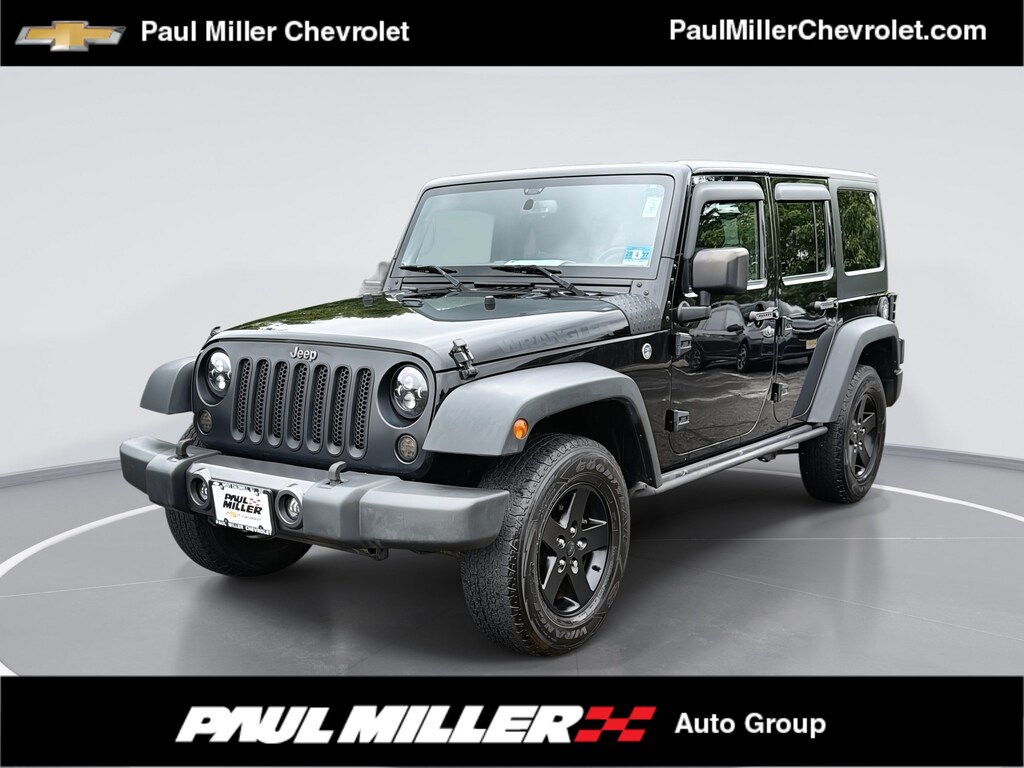 Used 2016 Jeep Wrangler Unlimited Black Bear Convertible