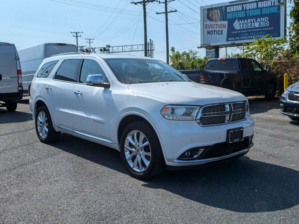 Used 2019 Dodge Durango Citadel with VIN 1C4RDJEG5KC839960 for sale in Baltimore, MD