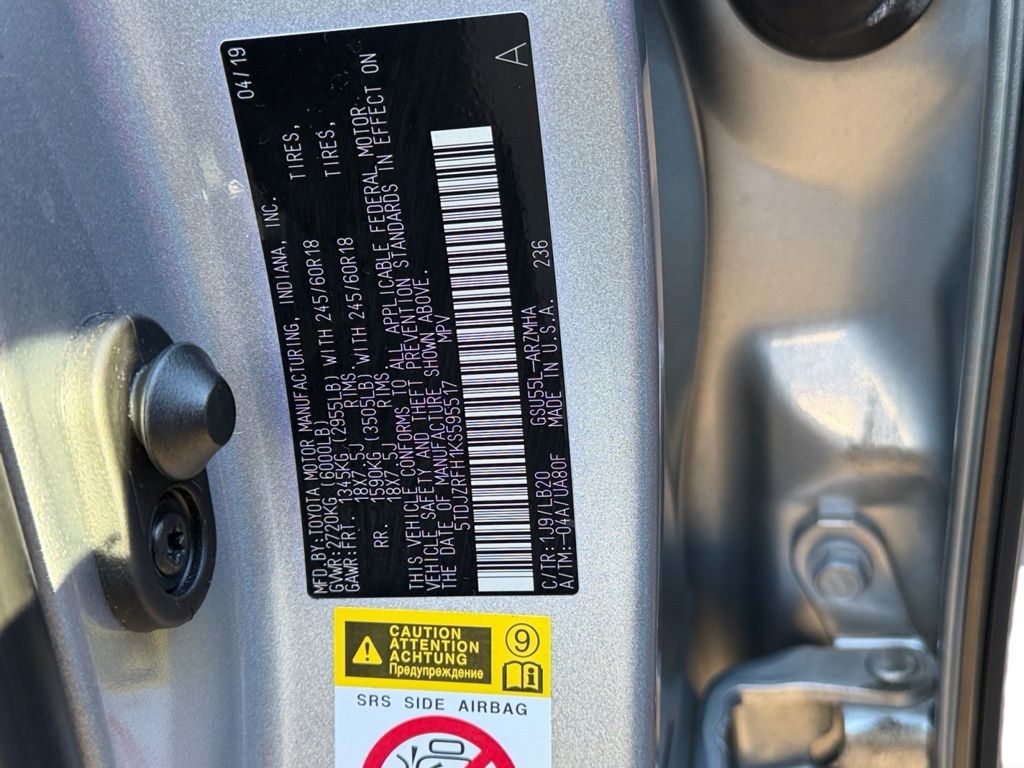 2019 Toyota Highlander XLE's photo